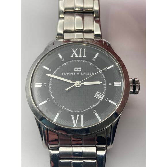 Tommy Hilfiger TH.85.1.14.0814 Men Watch 42mm New Battery Wrist 6.5-6.75 WR Date - Picture 8 of 10